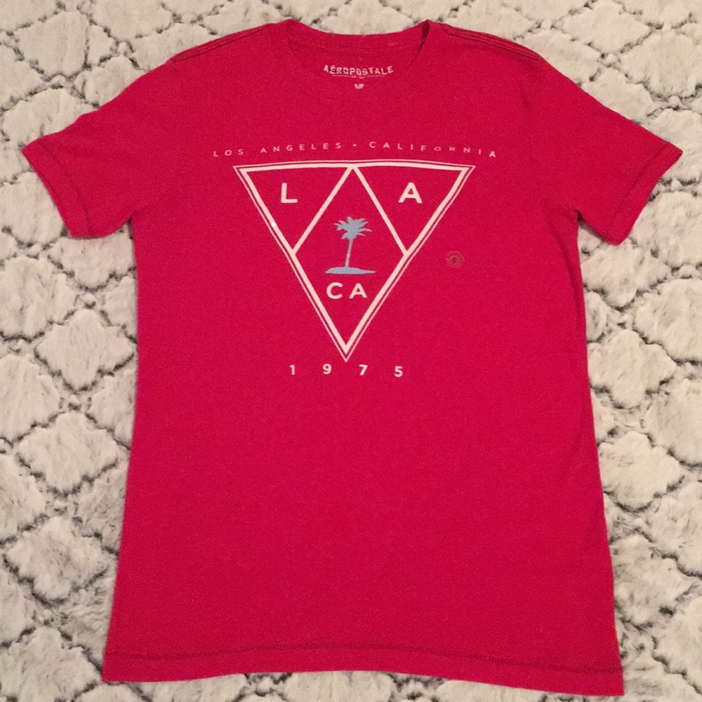 Aeropostale Graphic Crew Neck T-Shirt SZ S